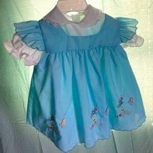 blue baby dress